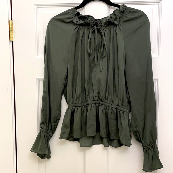 The Fifth Label olive green blouse size S - Picture 5 of 5